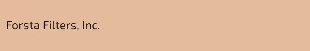Forsta Filters, Inc.